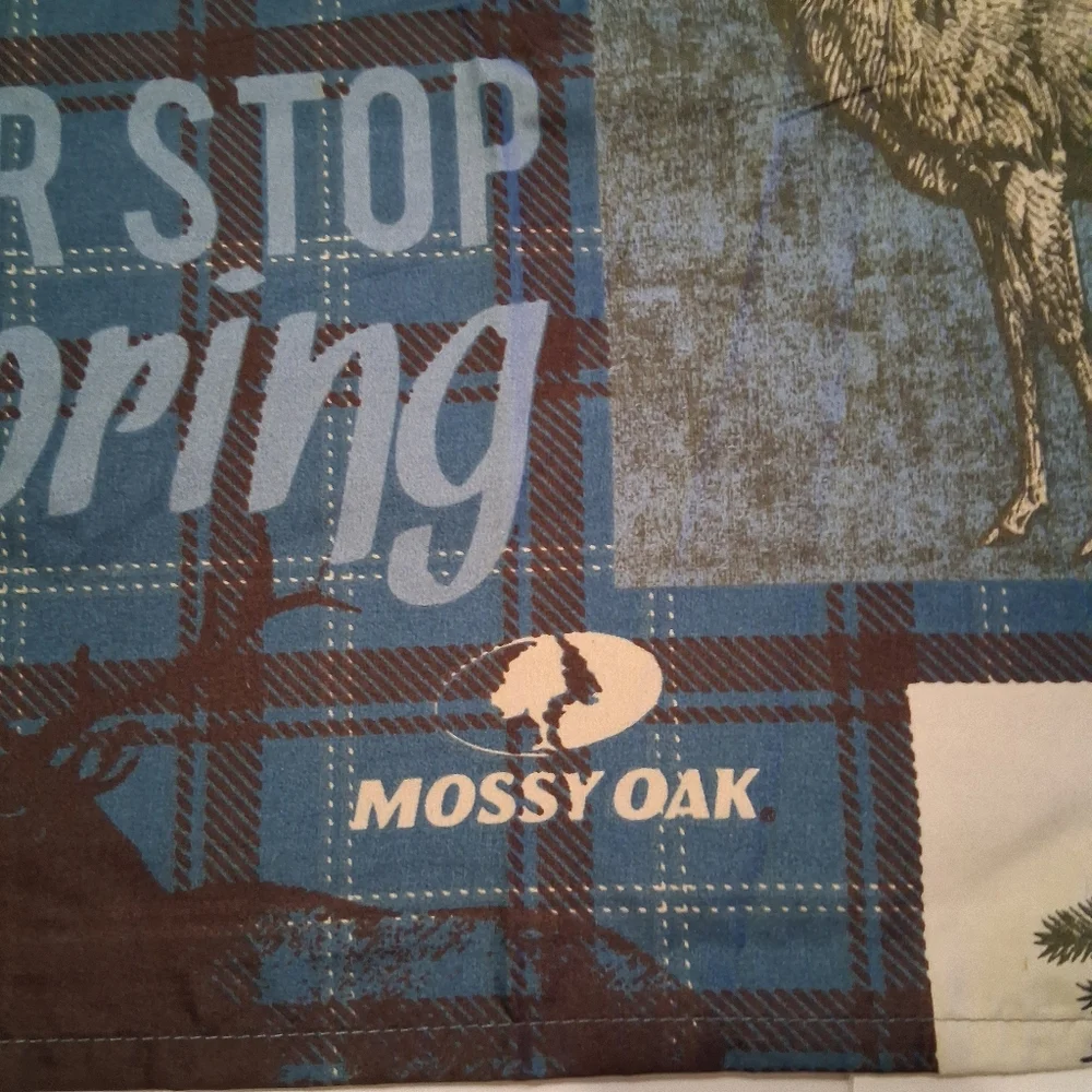 Mossy Oak Shower Fabric Shower Curtain